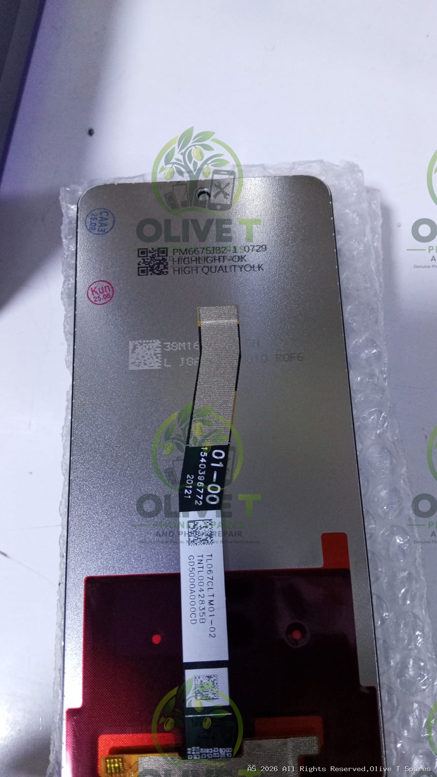 Xiaomi Redmi Note 9 Pro LCD Screen and Touch Screen Digitizer Assembly