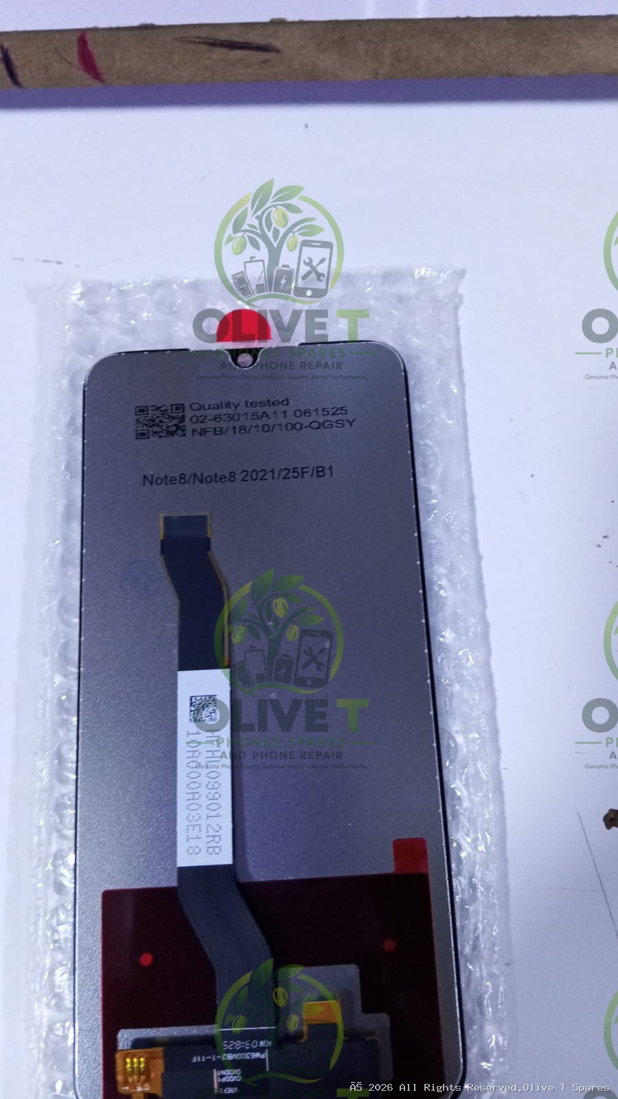  Xiaomi Redmi Note 8 LCD Screen and Touch Screen Digitizer Assembly